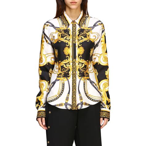 replica womens versace dress shirt|versace women's clothing.